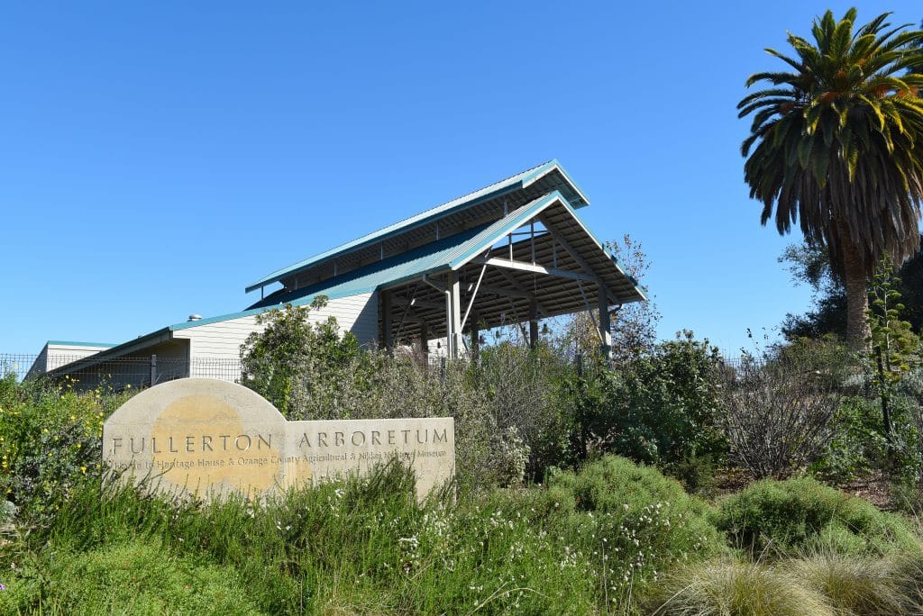 Fullerton Arboretum Welcome Sign