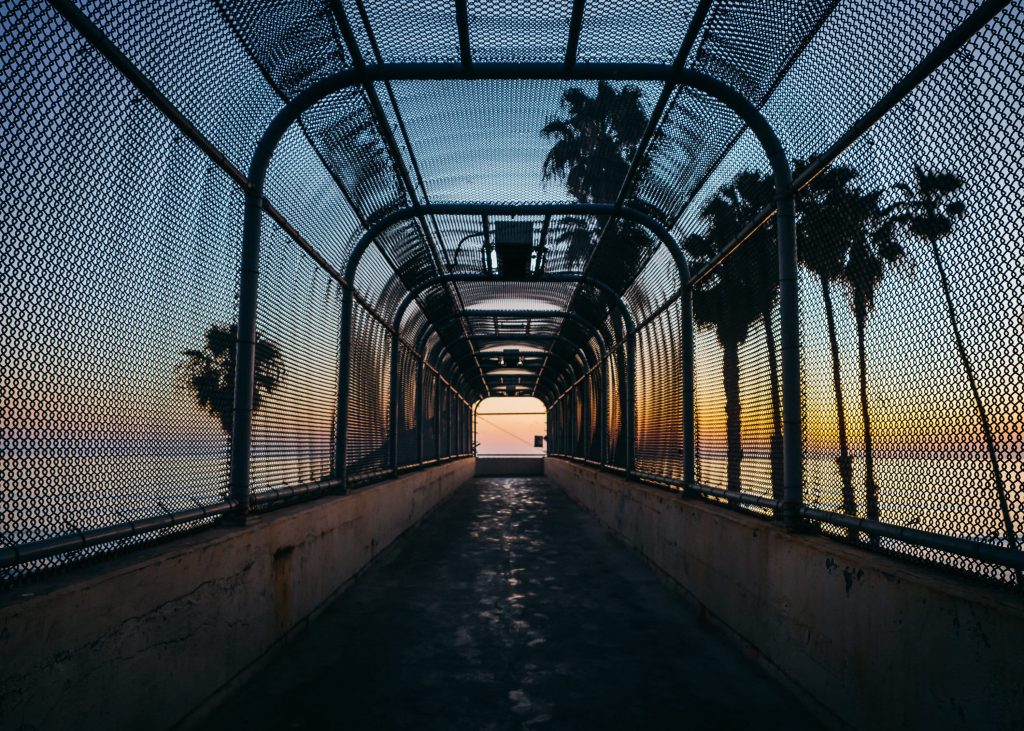 T Street Beach Pedestrian Overpass San Clemente Ca