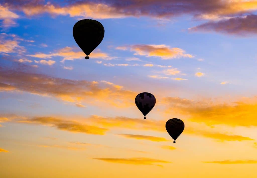 Hot Air Balloons At Dusk In Temecula Things To Do In Temecula Ca