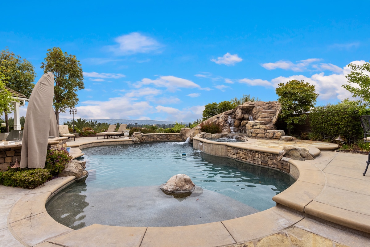 Resort Style Pool Overlooking Endless Views