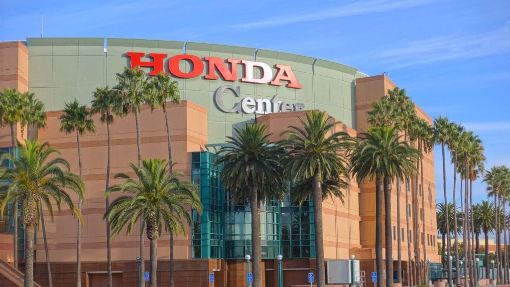 Honda Center Building In Anaheim Ca Things To Do In Anaheim