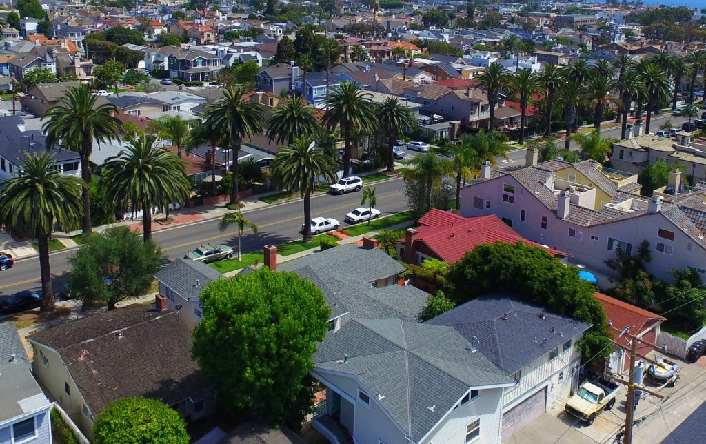 Aerial View Of Homes For Sale In Montecito