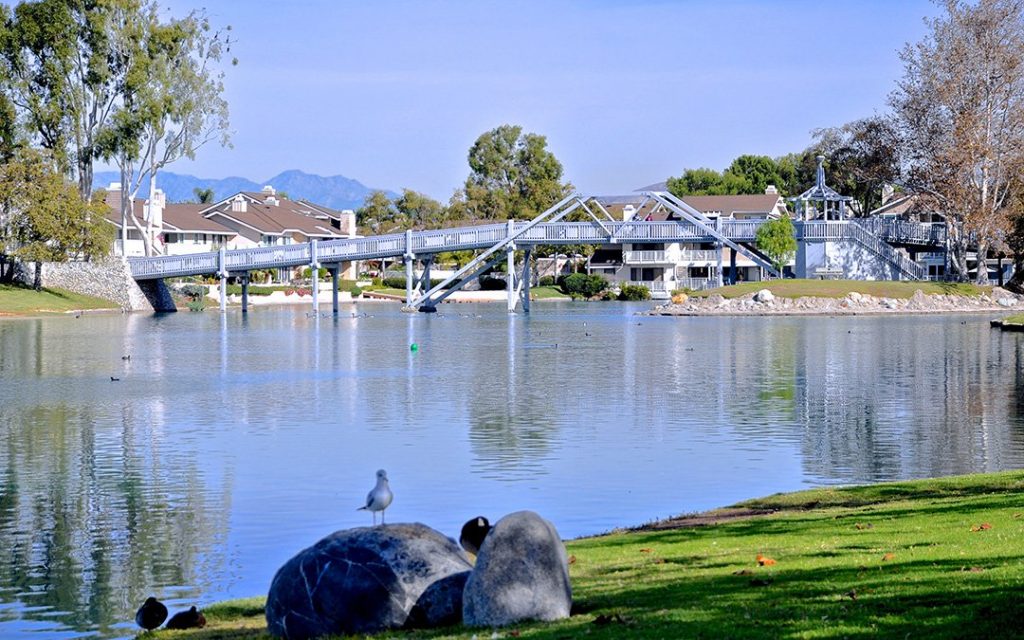 View Of Woodbridge Lake In Irvine, Ca