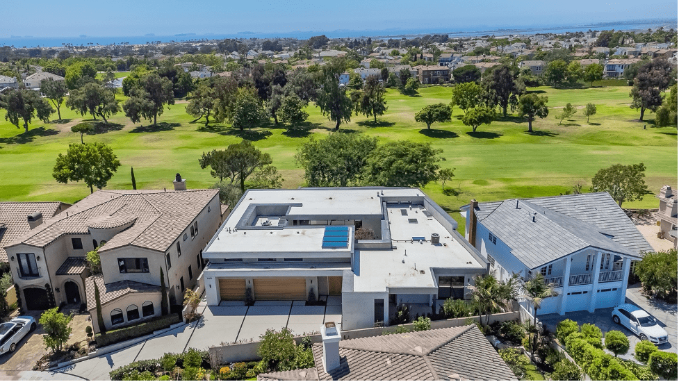 Aerial View Of The Courtyard House