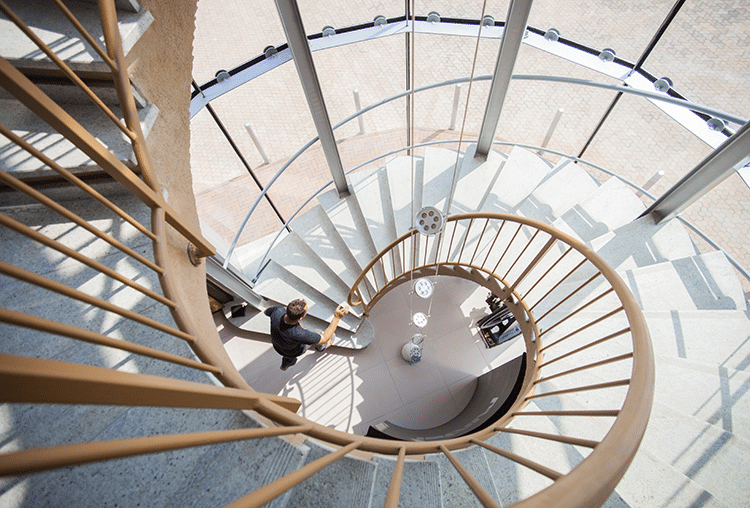 Spiral Stairwell Looking Down